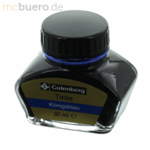 Gutenberg Füllhaltertinte 30ml königsblau