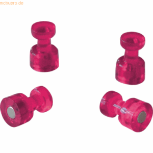 Franken Memo-Magnet Memohalter 18mm VE=4 Stück pink