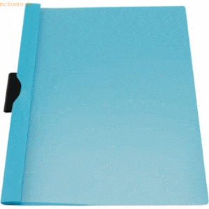 5 x Staufen Klemmhefter PP A4 hellblau