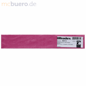 Ultradex Einsteckkarten für 15mm Einsteckschiene 50x12mm magenta VE=22