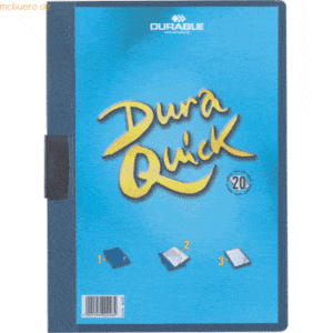 Durable Klemmmappe A4 Duraquick blau