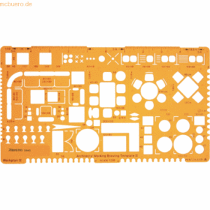 Aristo Schablone Architekt 2 1:51 gelb