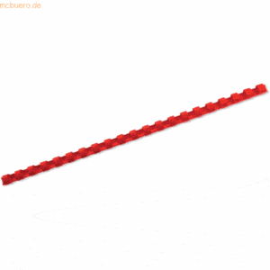 GBC Binderücken ibiCombs 6mm 21 Ringe rot VE=100 Stück