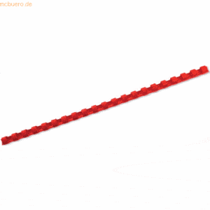 GBC Binderücken 21 Ringe 12mm rot VE=100 Stück