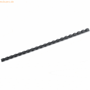 GBC Binderücken ibiCombs 6mm 21 Ringe schwarz VE=100 Stück