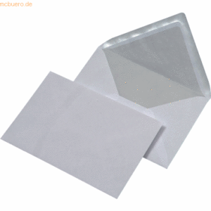 Mailmedia Briefumschläge C6 80g/qm gummiert gefüttert weiß VE=25 Stück