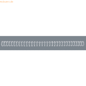 GBC Drahtbinderücken 21 Ringe 12mm VE=100 Stück weiß