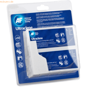 AF Reinigungstücher für Tastaturen Ultraclene nass/trocken VE=2x10 Tüc
