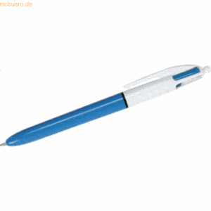 Bic Kugelschreiber 4-Farb mit Drücker zur einfachen Farbauswahl