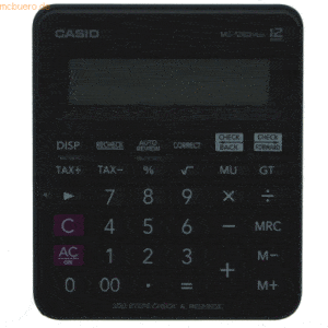 Casio Tischrechner MJ-120 D plus 12-stellig Batterie/Solar-Betrieb sch