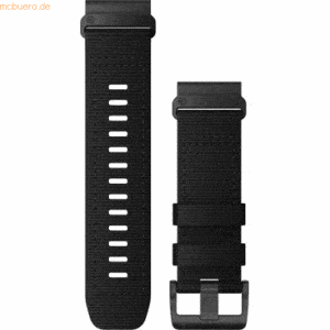 Garmin Garmin Ersatzarmband QuickFit 26mm Nylon Schwarz Edelstahl