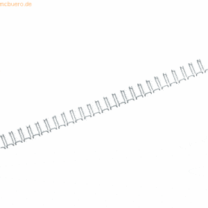 GBC Drahtbinderücken WireBind A5 Nr. 5 8mm VE=250 Stück weiß