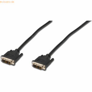 Assmann ASSMANN DVI Kabel DVI(18+1) 2.0m DVI-D Single Link sw.
