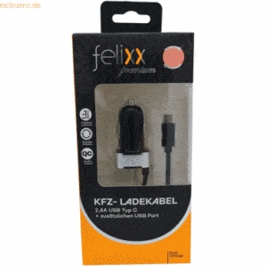 Beafon felixx Kfz-Lader USB Typ-C Anschluss + zus. USB Port