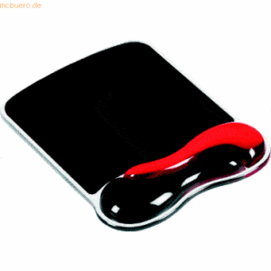 Acco Gel-Handgelenkauflagen für die M280 x 290 x 28mm rot/schwarz