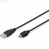 Assmann ASSMANN USB 2.0 Kabel Typ A-mini B (5pin) 1.0m USB 2.0 sw.