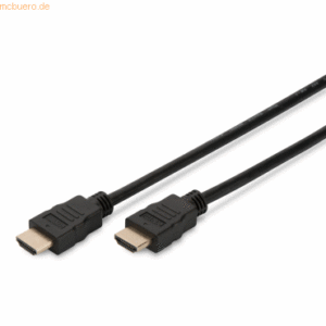 Assmann DIGITUS HDMI Anschlusskabel Typ A St/St 1.0m Ultra HD schwarz