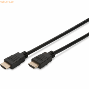 Assmann DIGITUS HDMI Anschlusskabel Typ A St/St 5.0m Full HD schwarz