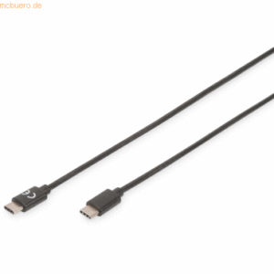 Assmann DIGITUS USB Type-C 2.0 Anschlusskabel St/St 3.0m schwarz