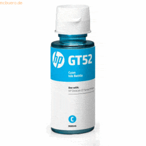 Hewlett Packard HP Tintenflasche No.GT52 M0H54AE Cyan (ca. 190 Seiten)