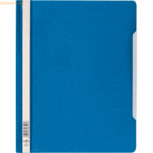 10 x Durable Sichthefter A4+ PVC-Hartfolie blau