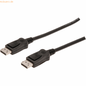 Assmann ASSMANN DisplayPort Kabel DP 1.0m St/St 1.1 schwarz