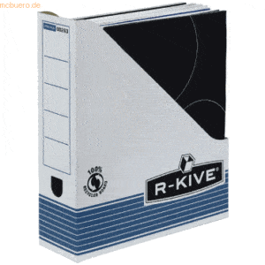 10 x Fellowes Stehsammler R-Kive 80x312x259mm blau/weiß