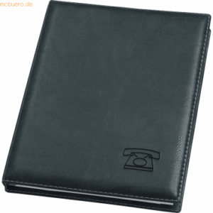Veloflex Telefonringbuch Exquisit 225x183x285mm schwarz