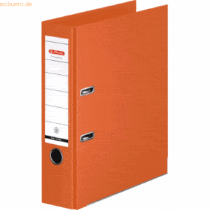 Herlitz Ordner Kunststoff A4 maX.file protect plus 80mm orange