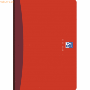 Oxford Geschäftsbuch A4 90g/qm 96 Blatt kariert farbig sortiert