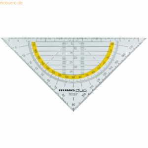 Rumold Geo-Dreieck 16cm rauchgrau