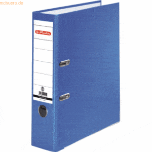 Herlitz Ordner A4 maX.file nature plus 80mm blau