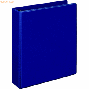 10 x Veloflex Ringbuch A5 25mm 4 Ringe blau