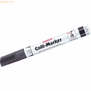 10 x Herlitz Permanentmarker Collimarker mit Rundspitze 1-4mm schwarz