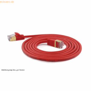 wantec wantecWire Patchkabel CAT7 extradünn SSTP rot 1