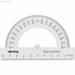 Rotring Winkelmesser Halbkreis 10cm