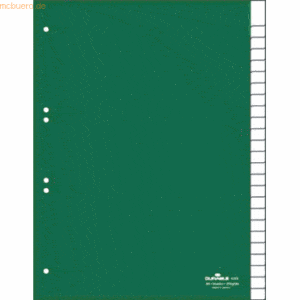 Durable Register A4 blanko 25-teilig grün