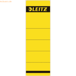 Leitz Ordnerrückenschilder 61x191mm selbstklebend gelb VE=10 Stück