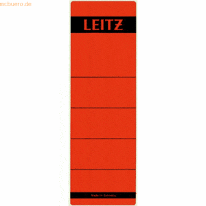 Leitz Ordnerrückenschilder 61x191mm selbstklebend rot VE=10 Stück