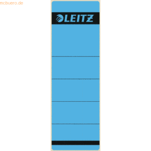 Leitz Ordnerrückenschilder 61x191mm selbstklebend blau VE=10 Stück