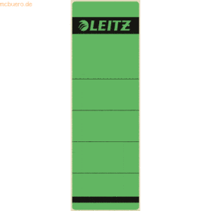 Leitz Ordnerrückenschilder 61x191mm selbstklebend grün VE=10 Stück