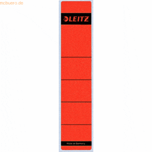 Leitz Ordnerrückenschilder 39x191mm rot VE=10 Stück