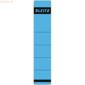 Leitz Ordnerrückenschilder 39x191mm blau VE=10 Stück