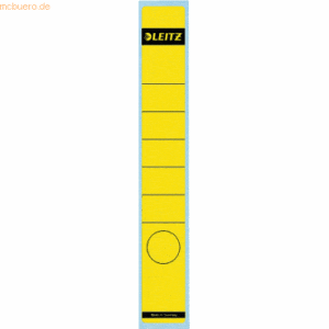 Leitz Ordnerrückenschilder 39x285mm gelb VE=10 Stück