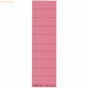 Leitz Beschriftungsschilder für Vollsichtreiter 60x21mm rot VE=100 Stü