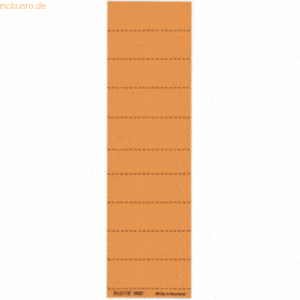 Leitz Beschriftungsschilder für Vollsichtreiter 60x21mm orange VE=100