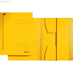Leitz Jurismappe A4 320g/qm Karton gelb