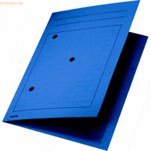 50 x Leitz Umlaufmappe A4 Karton 320g/qm blau