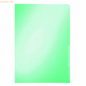 100 x Leitz Sichthülle A4 PVC 150my grün