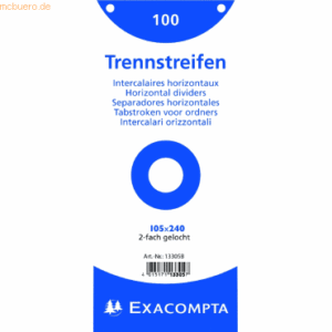 Exacompta Trennstreifen 10